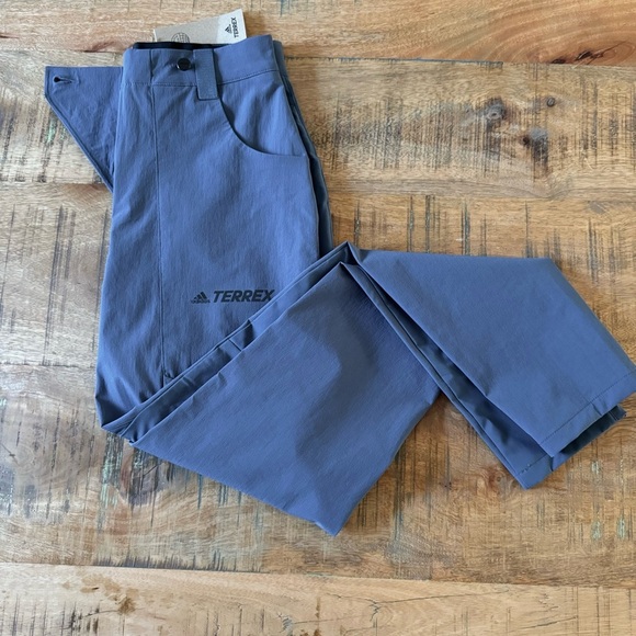 adidas Terrex Zupahike Blue Pants Size Small - Picture 15 of 15